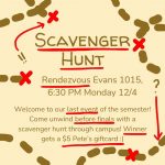 12/4/2023 – Scavenger Hunt!